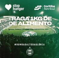 INSTITUTO STOP HUNGER BRASIL E CORITIBA FOOT BALL CLUB SE UNEM NO COMBATE À FOME E À MÁ NUTRIÇÃO